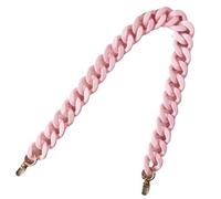 LSHIJI Taschenkette 30-120cm Kette Acryl Frau Handtasche Zubehör Harz Luxus Frosted Strap Clutch Schulter(17,30cm Gold Hook)