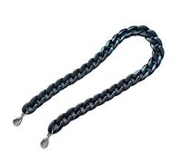 LSHIJI Taschenkette 60/120 cm Kettenriemen Griff for Tasche Crossbody Abnehmbare Zubehör Bunte Ersatzkette von Taschen Geldbörse Kette(Noir,120cm)