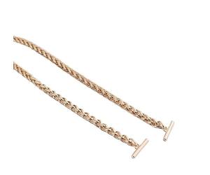 LSHIJI Taschenkette Taschenkette aus Stahl - 5 mm, Gold, Silber, Schwarz, Ersatz-Schulter-Crossbody-Kettenriemen mit Verschluss for kleine Taschen, Clutch(Gold,140cm)