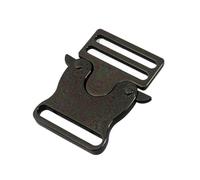 LSNNMU 8 stücke Mode Metall Rucksack Gurt Schnalle Schnell Seite Release Verschluss for DIY Tasche Outdoor Strap Gürtel Gurtband FüR Tasche(Black,Inner Diameter 31mm)