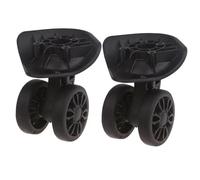 LSNNMU Ersatzrollen für Gepäckstücke 4 Pcs Heavy Duty Gepäck Rad Ersatz Trolley Rollen Zweireihig 360 Grad Koffer Stille