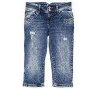 LTB Caprijeans Georget Cycle Slim Fit Stretchjeans Shorts Damen Denim Used, Farbe:blau, Hosengrößen:W31