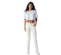LTB Damen Jeans Molly M Super Slim Fit - Weiß - Off White W24-W34 Baumwolle Stretch, Größe:27W / 32L, Farbvariante:Off White 53296