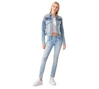 LTB Damen kurz Jeansjacke Dean X in blauem Denim XS Slim Fit