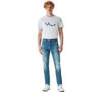 LTB Herren Jeans Joshua - Slim Fit - Blau - Adona Wash W27-W42 Baumwolle Stretch, Größe:32W / 30L, Farbvariante:Adona Wash 53609