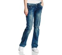 LTB Jeans Damen Boot-Cut Bootcut Jeans Valerie 5145, Einfarbig, Gr. W30/L30, Blau (Whisper Wash 2492)