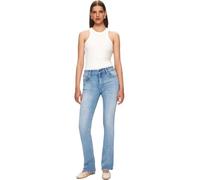 LTB Jeans Damen Fallon 400 - Bootcut Mid Rise Basic-5-Pocket Light Wash Blau aus Baumwollgemisch - Größe W25L32