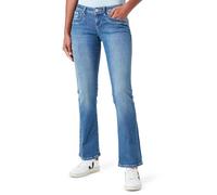 LTB Jeans Damen Jeans Bootcut Valerie - Low Waist Damen Bootcut Jeans mit Reißverschluss - Valerie Mandy WASH Jeanshose in Blau 33W / 36L