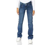 LTB Jeans Damen Jeans Bootcut Valerie - Normal Waist Damen Bootcut Jeans mit Knopf & Reißverschluss - Valerie Blue Lapis WASH Jeanshose Blau 33W / L32