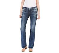 LTB Jeans Damen Jeans Bootcut Valerie - Normal Waist Damen Bootcut Jeans mit Knopf & Reißverschluss - Valerie Blue Lapis WASH Jeanshose Blau 34W / L36