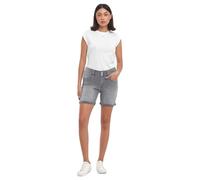 LTB Jeans Damen Jeansshorts Rosina - Bermudashorts mit Reißverschluss und mittlerer Taille hergestellt aus Einer Baumwollmischung - Größe XS in der Farbe Grau