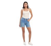 LTB Jeans Damen Jeansshorts Rosina - Bermudashorts mit Reißverschluss und mittlerer Taille hergestellt aus Einer Baumwollmischung - Größe XS in der Farbe Blau