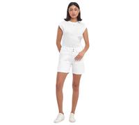 LTB Jeans Damen Jeansshorts Rosina - Bermudashorts mit Reißverschluss und mittlerer Taille hergestellt aus Einer Baumwollmischung - Größe L in der Farbe Weiß