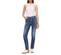 LTB Jeans Damen Jonna 300 - Straight High Rise Basic-5-Pocket Dark Wash Blau aus Baumwollgemisch - Größe W28L34