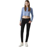 LTB Jeans Damen Molly Jeans, Black To Black Wash, 26W / 32L