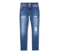 Slim-fit-Jeans LTB "Molly" Gr. 29, Länge 32, blau (53930 kimeya wash) Damen Jeans Röhrenjeans mit doppelter Knopfleiste & Stretch (65892009-29)