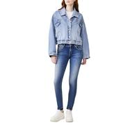 LTB Jeans Damen Nicole - Skinny Fit mit Mittlere Taille und Reißverschluss in Blau aus Baumwollmischung - Größe W32L36