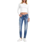 LTB Jeans Damen Nicole - Skinny Fit mit Mittlere Taille und Reißverschluss in Blau aus Baumwollmischung - Größe W24L32