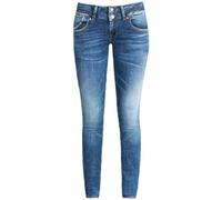 LTB Julita X - Hautenge Jeans in mittelblauer Used Look W33 / L32 Skinny Fit - die hautenge Form