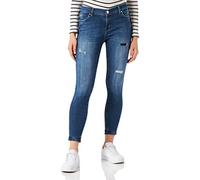 LTB Jeans Damen Super Skinny Jeans LONIA - Niedrige Taille Damen Skinny Jeans mit Knopf- und Reißverschluss und Stretch - LONIA Mittel Jeanshose in Blau 24W