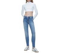 LTB Jeans Fallon 100 Damen-Jeans in Blau Mid Rise hergestellt aus Baumwollmischung, Größe 28, 36