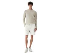 LTB Jeans Herren Shorts Modern Fit Hebono - Mittlere Taille Pull On Cargoshorts aus Baumwollmischung - Weiß Größe L