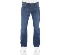 LTB Jeans Herren Stretch Roden Bootcut Jeanshose Hose Denim, Farbvariante:Magne Undamaged Wash (54329), Größe:34W / 32L