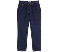 LTB Victoria Cropped Jeans Straight Fit Damen Rinsed Denim, Farbe:dunkelblau, Hosengrößen:W34, Hosenlänge:L26