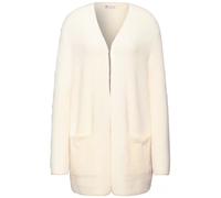 Street One Cardigan Langer Federgarn Damen Gr. 40 Beige (soft beige) – 78% Polyamid, 12% Polyacryl