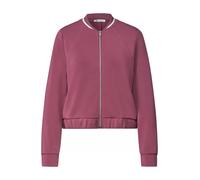 Street One Damen Langarm Jacke im Silk-Look mit Zipper