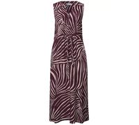 Street One Midi-Kleid mit Split Neck und Zipper Rustic Rouge 44