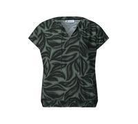 LTD QR Splitneck blouse w smok 34