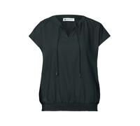 LTD QR Splitneck blouse w smok 44