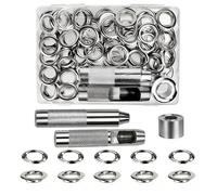 Luabue 50 Sätze 20 mm Grommet Werkzeug Kit Ösen Scheiben Ösenzange Kit
