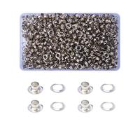 Luabue Grommet Werkzeug Kit 5mm Metallösen Set Silber