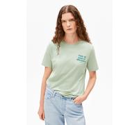 LUALAA EMBRO T-SHIRT | 100% Bio-Baumwolle - türkis (M)
