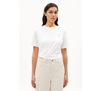 ARMEDANGELS - Women's Lualaa Icons - T-Shirt, Gr. L, weiß (White/Green)