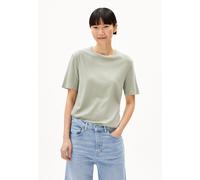 LUALAA LEINEN-MIX T-SHIRT | Leinen-Mix - grün (L)