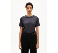 ARMEDANGELS LUALAA T-SHIRT - Frauen Regular Fit T-Shirt - anthrazit XS dark steel