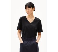ARMEDANGELS LUALAA V-NECK - Damen T-Shirt aus Bio-Baumwolle black L