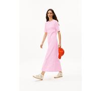 LUANAA LITAA | Heavyweight Jerseykleid aus recyceltem Baumwoll Mix - rose (M)