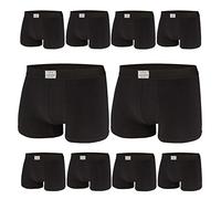Luca David, Herren Boxershorts, 10er Pack (M / 5, schwarz)