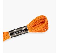 Luca-S 12er-Pack Premium-Stickgarn, 100% Giza-Baumwolle, Öko-TEX-zertifizierte Stranded Cotton391 / DMC 721 / Anchor 324