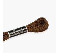 Luca-S 12er-Pack Premium-Stickgarn, 100% Gizeh-Baumwolle, Oeko TEX-zertifizierte Stranded Cotton478 / DMC 433 / Anchor 358