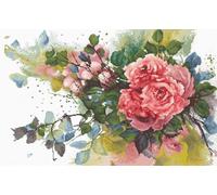 Luca-S B2383 Kreuzstich Set, Mehrfarbig, 27x17cm