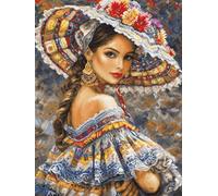 Luca-S Gobelin Stickpackung Das mexikanische Fest, Zählmuster