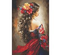 Luca-S Gobelin Stickpackung Das spanische Mädchen Zählmuster