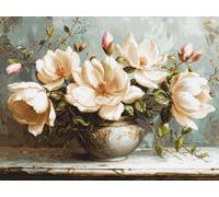 Luca-S Gobelin Stickpackung Die geheimnisvollen Magnolien, Zählmuster