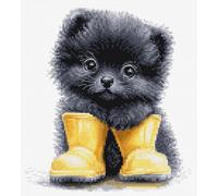 Luca-S Kreuzstich-Set Der kleine Abenteurer, B1420, Kreuzstich-Set für Erwachsene, Handarbeits- und Stickset