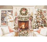 Luca-S Kreuzstich Set Gold Collection Neujahr Zählmuster